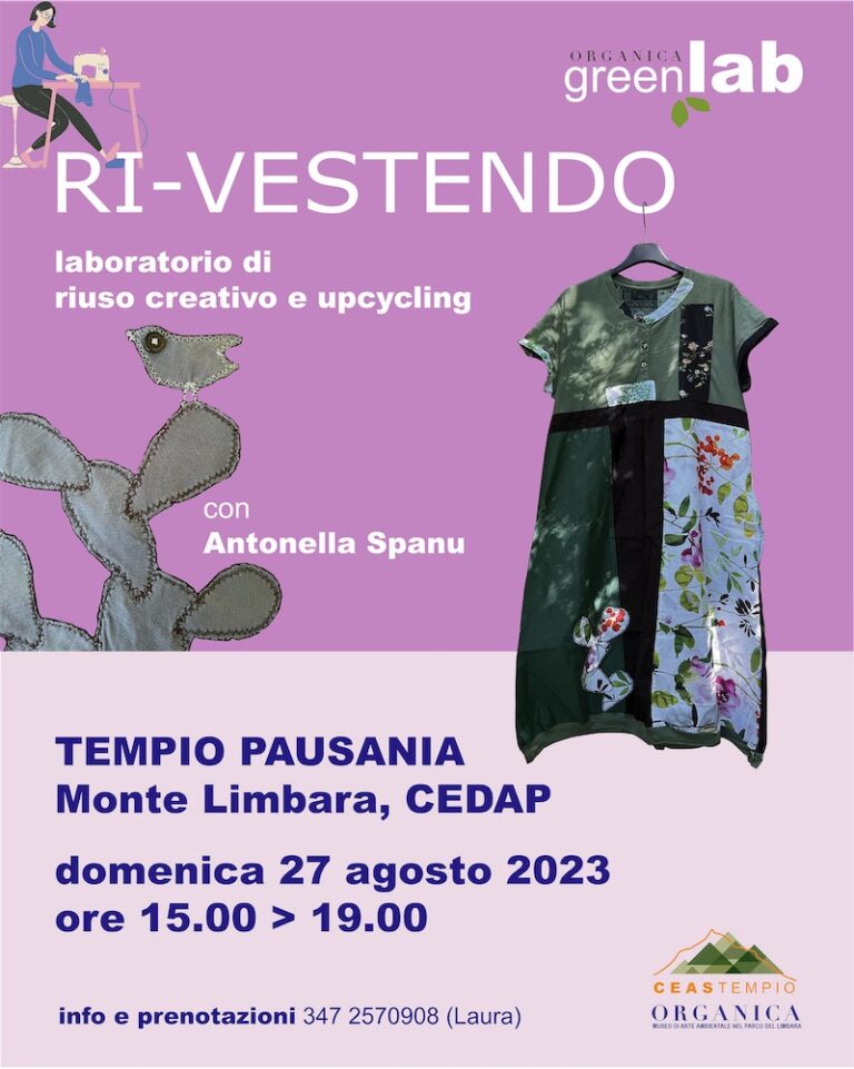 locandina laboratorio Ri-vestendo con Antonella Spanu